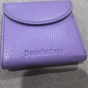 Daniella Ortiz Purple Leather Wallet